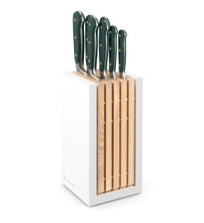 Day and Age Classic Colour 8-Piece Knife Block - Fresh Rosemary