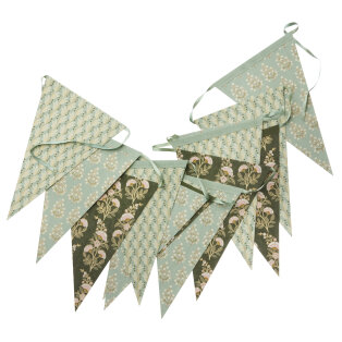 Day and Age Bunting Decoration - Calla Green