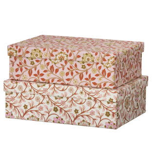 Day and Age Oblong Box L - Roja Rose (Set of 2)