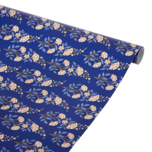 Day and Age Wrapping Paper - Calla Indigo (10m)