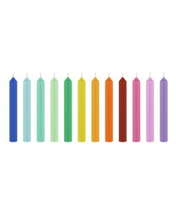Day and Age Birthday Candle Set - Candy (Set of 12)