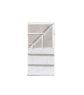 Day and Age Sauna Hand Towel - White/Soft Grey/Eucalyptus