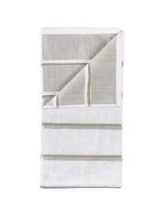 Day and Age Sauna Bath Towel - White/Soft Grey/Eucalyptus