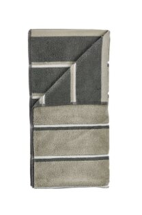 Day and Age Sauna Bath Towel - Eucalyptus/Olive Green/Soft Grey