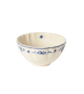 Day and Age Vila Soup/Cereal Bowl - Beige/Blue (16cm)