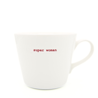Day and Age Bucket Mug - super woman