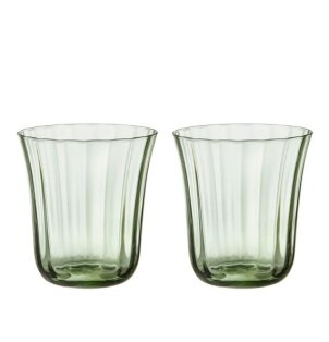 Day and Age Water Glass Nora - Sage (S/2pcs)