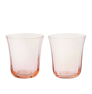 Day and Age Water Glass Nora - Peach (S/2pcs)