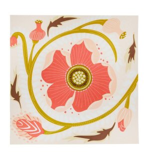 Day and Age Paper Napkin - Poppy Rose (50pcs)