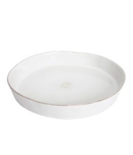 Costa Nova Fluted Round Pie Dish - White (30cm)