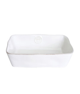 Costa Nova Rectangular Baking Dish - White (25cm)